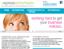 Tablet Screenshot of expressadvertisers.co.uk